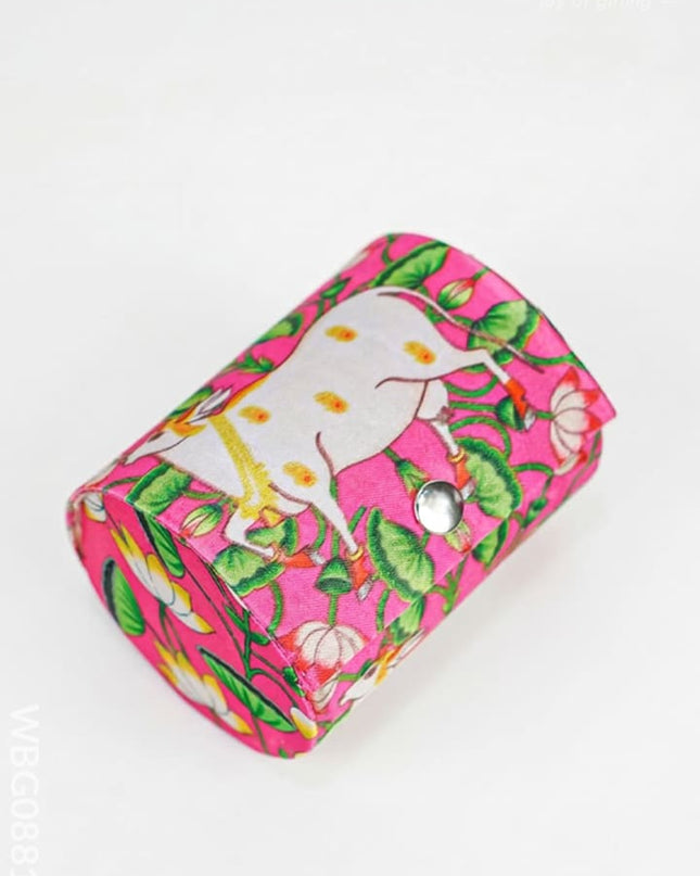 Bangle Holder with pichwai prints - 4 inch - WBG0881-1 - Jewellery Holders RG