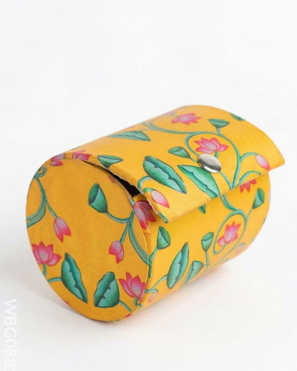 Bangle Holder with pichwai prints - 4 inch - WBG0881-1 - Jewellery Holders RG