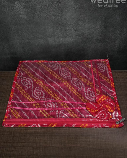 Bhandani Print Saree Cover - Wbg0335 Bags
