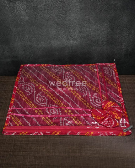 Bhandani Print Saree Cover - Wbg0335 Bags