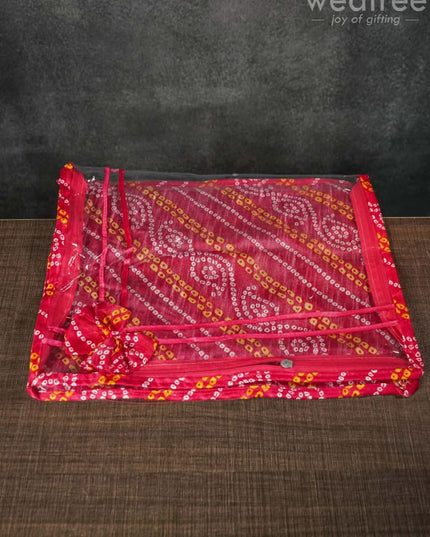 Bhandani Print Saree Cover - Wbg0335 Bags