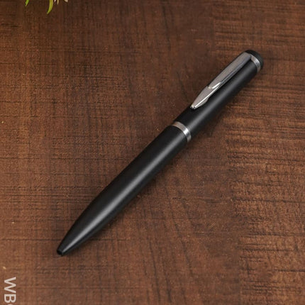 Black Matte With Silver Finish - Roller Ball Point Pen Wbg0429 Kids Return Gifts