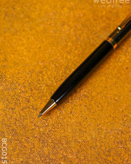 Black With Gold Finish - Roller Ball Point Pen Bcg0157 Office Utility