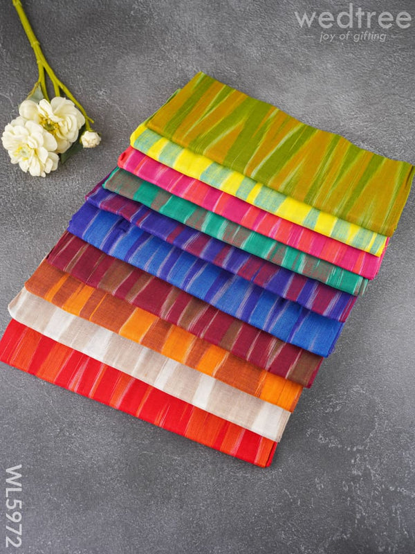 Blouse Bit - Set of 10 - Assorted Colors - WL5972 - Return Gift Combos