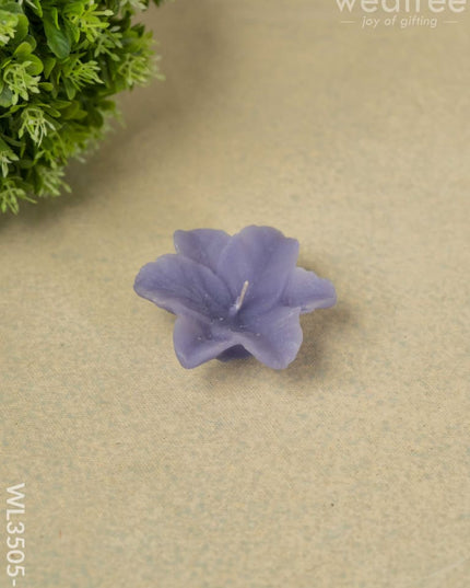 Blue Pottery Diffuser Candle Holder With Lavender Oil And Incense Sticks - Wl3505-2 Candles &