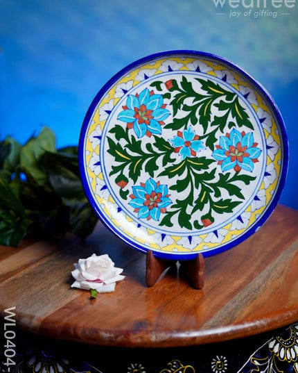 Blue Pottery Plate - Wl0404 2