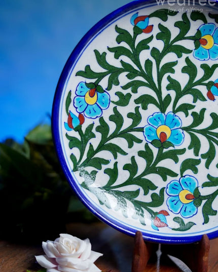 Blue Pottery Plate - Wl0404