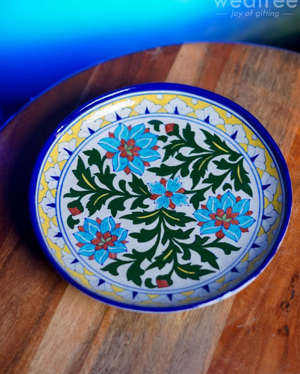 Blue Pottery Plate - Wl0404