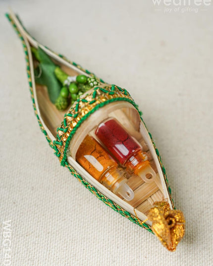 Boat Haldi Kumkum Set - Wbg1404 Add-Ons