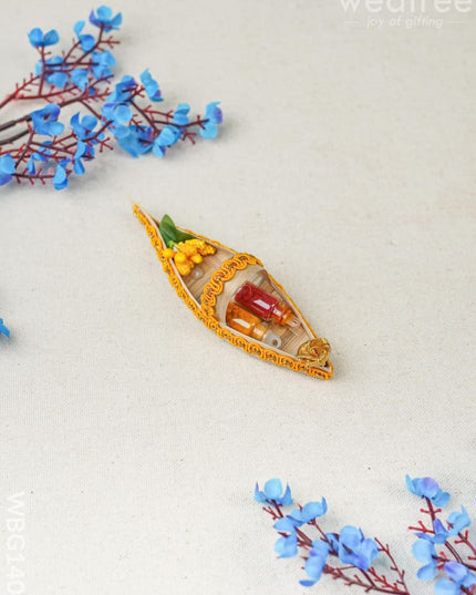 Boat Haldi Kumkum Set - Wbg1404 Add-Ons