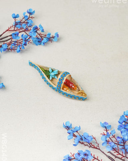 Boat Haldi Kumkum Set - Wbg1404 Add-Ons