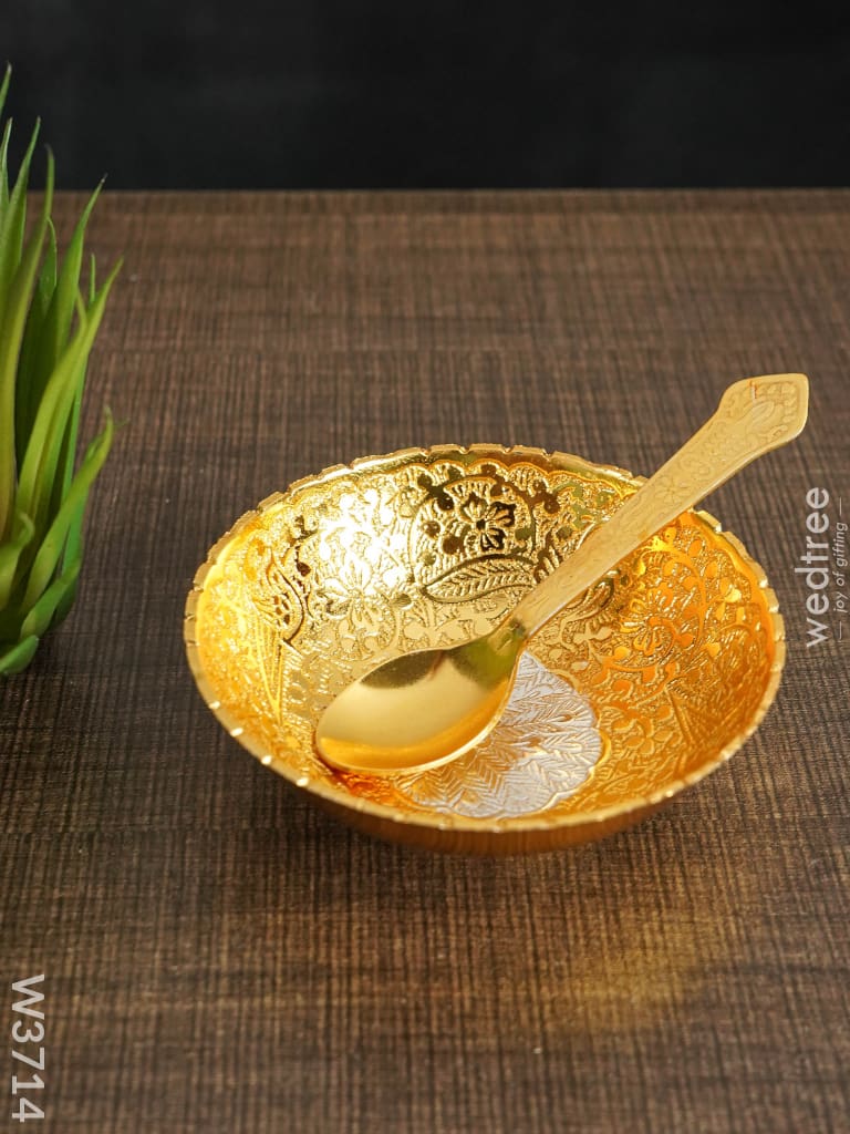 Bowl With Spoon - W3714 Bowls