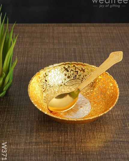 Bowl With Spoon - W3714 Bowls