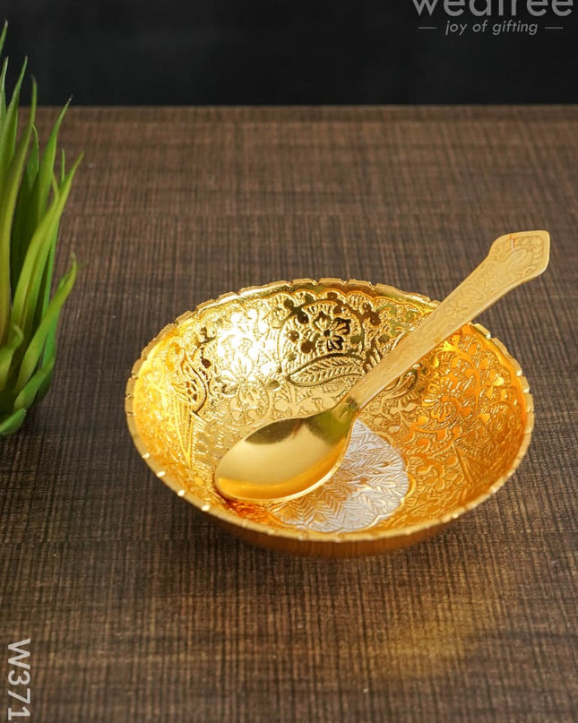 Bowl With Spoon - W3714 Bowls