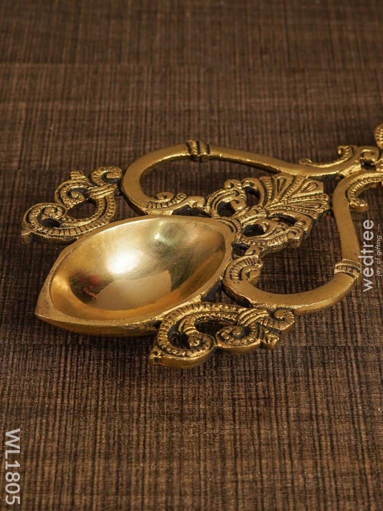 Aarti Diya - 7 Inches (Black Antique Finish) Wl1805 Brass