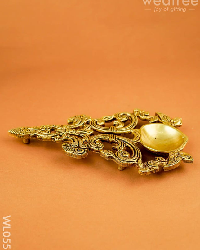 Brass Aarti Diya - WL0557 - Brass Diya
