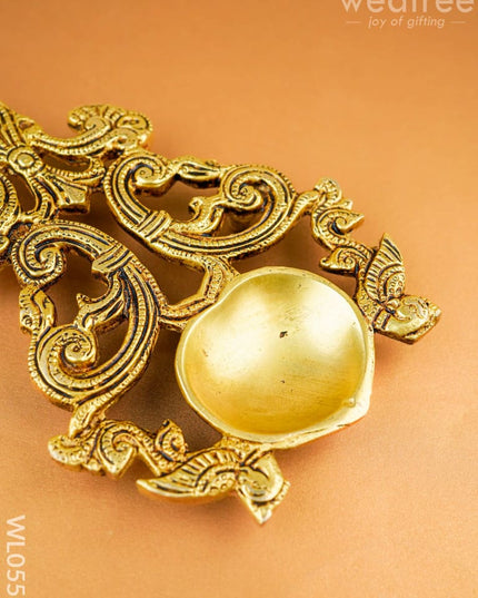 Brass Aarti Diya - WL0557 - Brass Diya