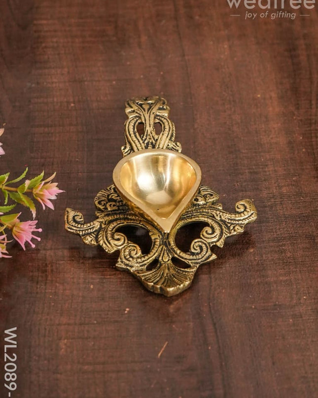 Brass Aarti Diya - Wl2089