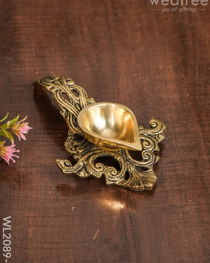 Brass Aarti Diya - Wl2089