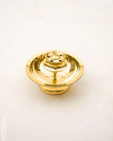 Brass Agarvathi Stand - 2 inch - WBG2068 - Brass Pooja Utility RG