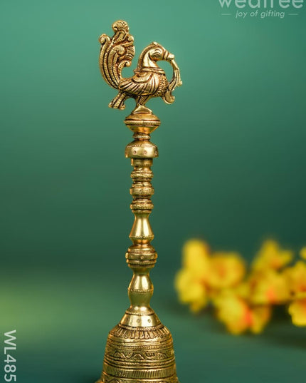 Brass Annapakshi Bell - 10 inch - WL4855 Brass Figurines