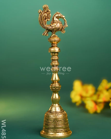 Brass Annapakshi Bell - 10 inch - WL4855 Brass Figurines