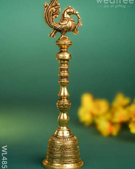 Brass Annapakshi Bell - 10 inch - WL4855 Brass Figurines