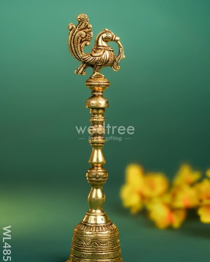 Brass Annapakshi Bell - 10 inch - WL4855 Brass Figurines