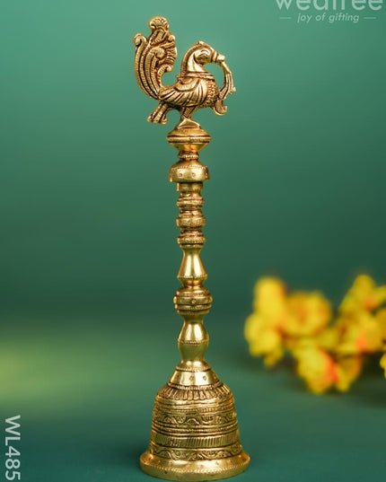 Brass Annapakshi Bell - 10 inch - WL4855 Brass Figurines