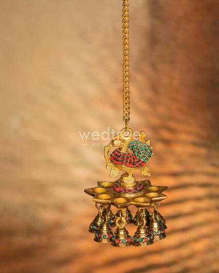 Brass Annapakshi Diya Hanging - Wl0862