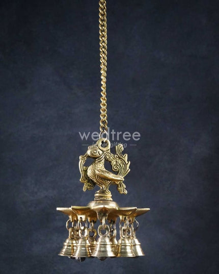 Brass Annapakshi Diya Hanging - Wl0862