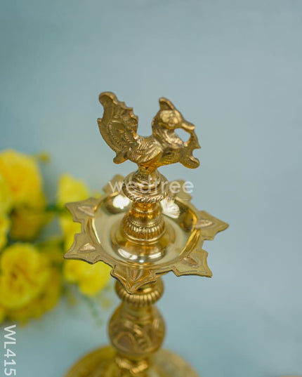 Brass Annam Diya - Seven Face Wl4159