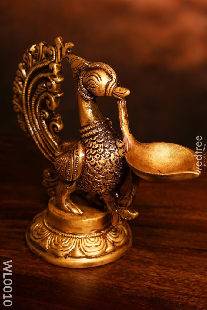 Brass Annapakshi Diya - Wl0010