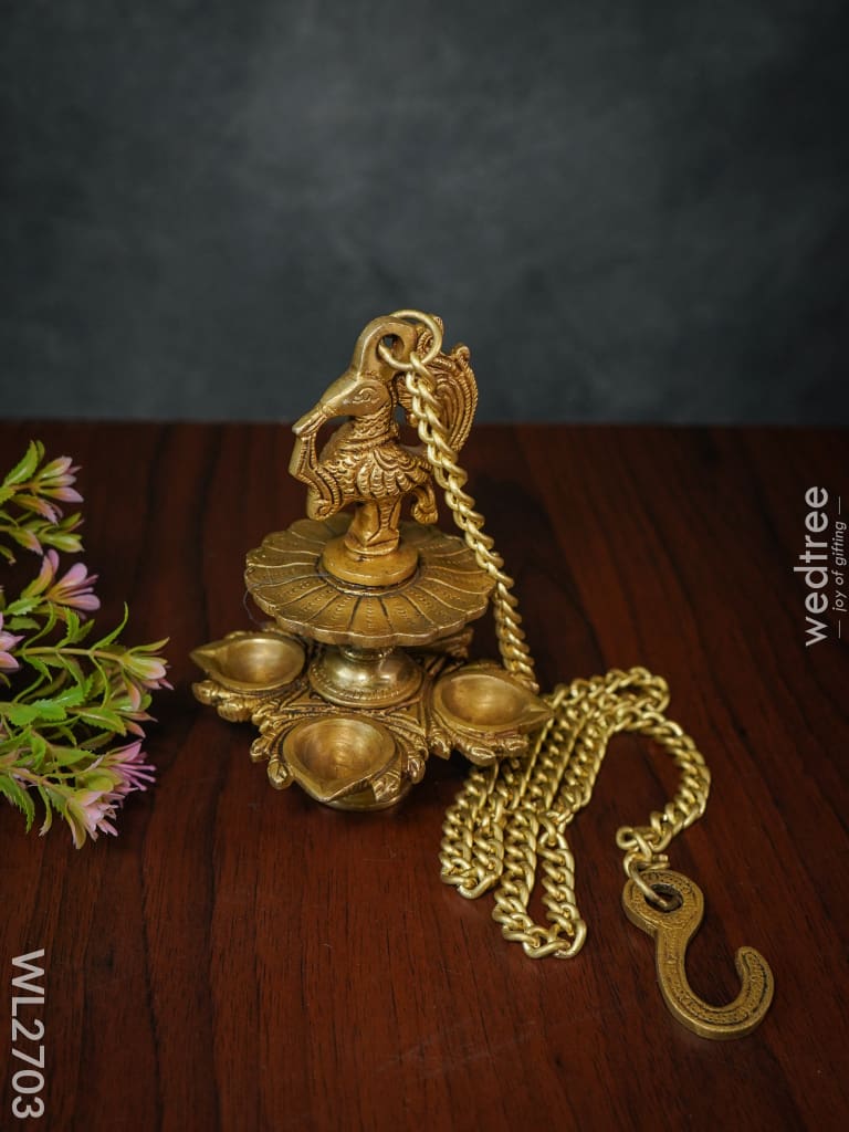 Brass Annapakshi Hanging Diya - Wl2703