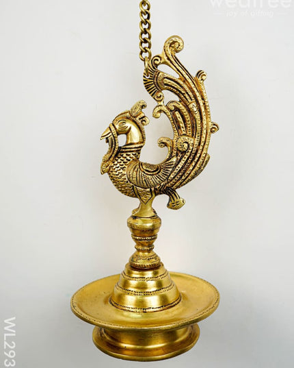 Brass Annapakshi Hanging Diya - WL2933 - Brass Diya