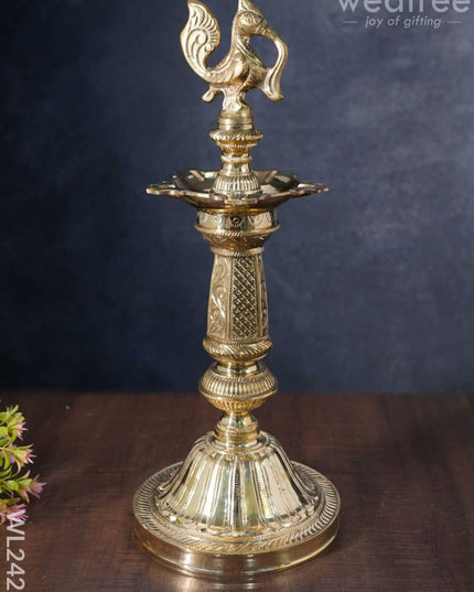 Brass Annapakshi Kuthu Vilakku - Wl2422 Diya