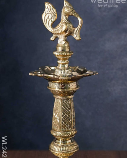 Brass Annapakshi Kuthu Vilakku - Wl2422 Diya