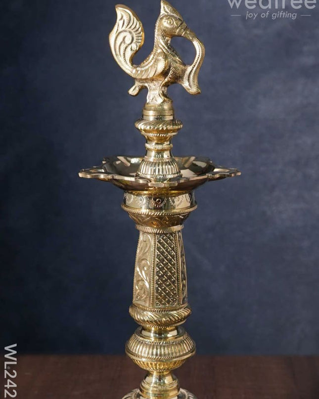 Brass Annapakshi Kuthu Vilakku - Wl2422 Diya