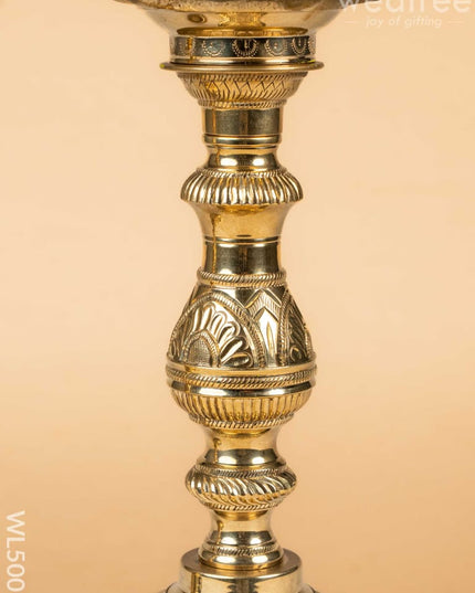 Brass Annapakshi Kuthu Vilakku - 16 inch - WL5005 Brass Diya
