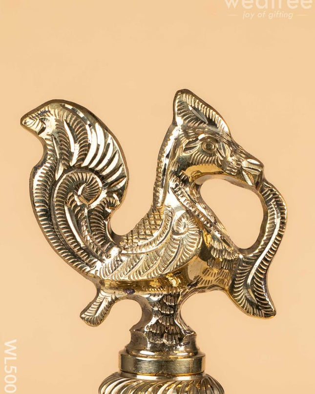 Brass Annapakshi Kuthu Vilakku - 17 inch - WL5001 Brass Diya