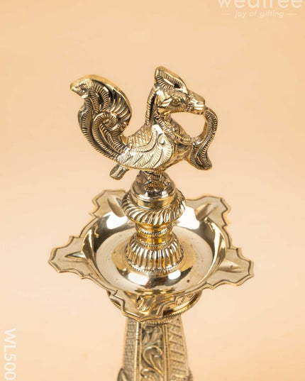 Brass Annapakshi Kuthu Vilakku - 17 inch - WL5001 Brass Diya