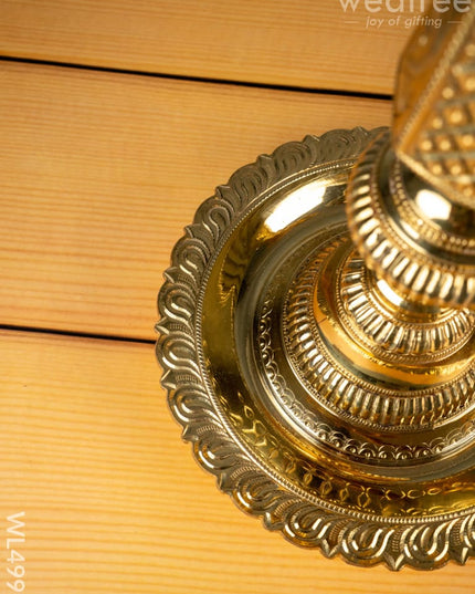 Brass Annapakshi Kuthu Vilakku - 22 inch - WL4999 - Brass Diya