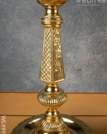 Brass Annapakshi Kuthu Vilakku - 22 inch - WL4999 - Brass Diya