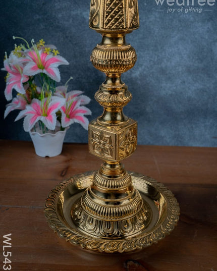 Brass Annapakshi Kuthu Vilakku - 27 Inch - WL5435 - Brass Diya