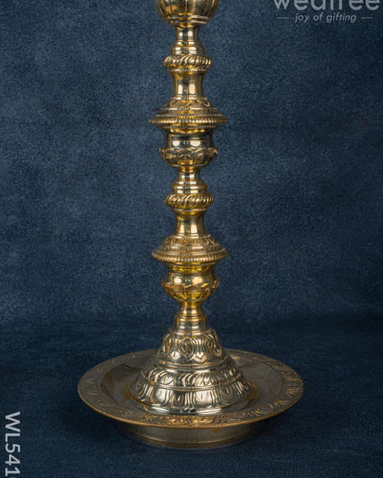 Brass Annapakshi Kuthu Vilakku - 39 inch - WL5410 - Brass Diya