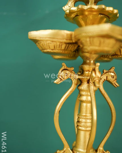 Brass Annapakshi Kuthu Vilaku - Wl4611 Diya
