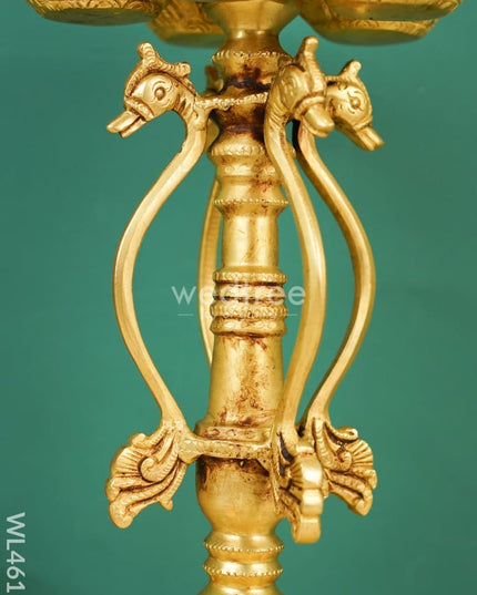 Brass Annapakshi Kuthu Vilaku - Wl4611 Diya