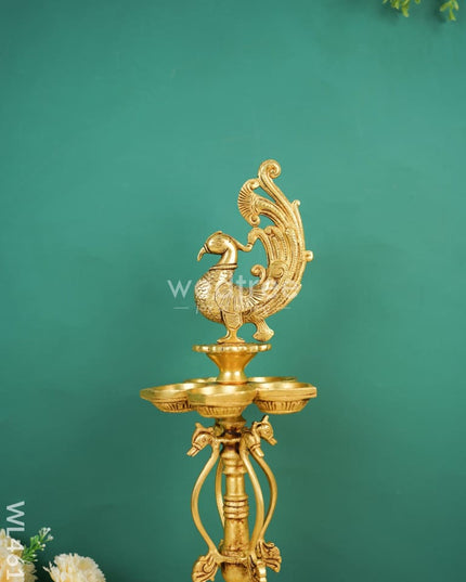 Brass Annapakshi Kuthu Vilaku - Wl4611 Diya