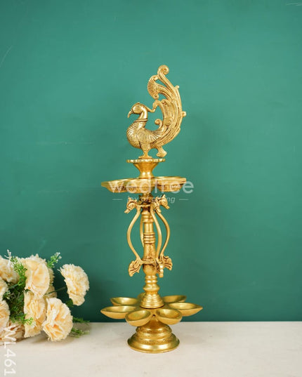 Brass Annapakshi Kuthu Vilaku - Wl4611 Diya