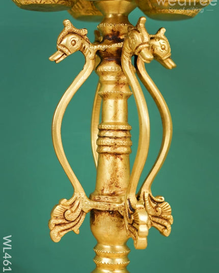 Brass Annapakshi Kuthu Vilaku - Wl4611 Diya